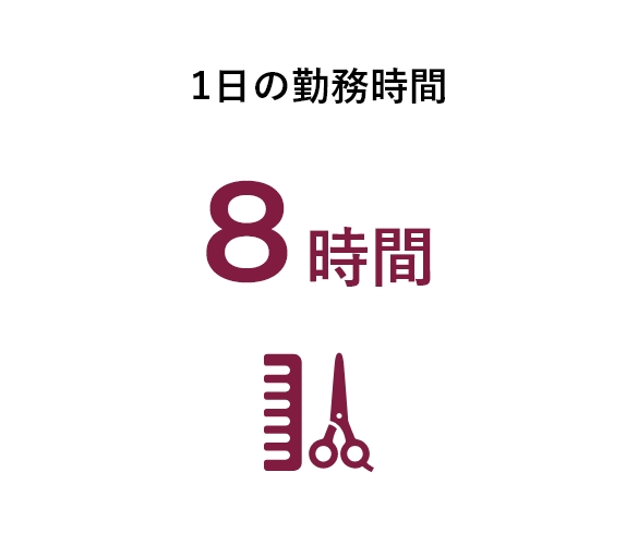 1日の勤務時間8時間